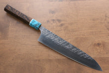  Yu Kurosaki Fujin SG2 Hammered Damascus Gyuto 210mm Wenge Handle - Seisuke Knife