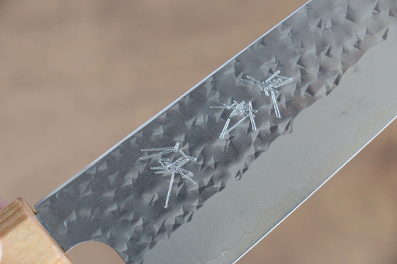 Yu Kurosaki Senko SG2 Hammered Small Santoku 150mm Shitan (ferrule: Honduras) Handle - Seisuke Knife