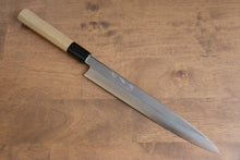  Sakai Kikumori VG10 Mirrored Finish Yanagiba 240mm Magnolia Handle - Seisuke Knife