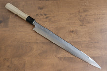  Sakai Kikumori VG10 Mirrored Finish Yanagiba Japanese Knife 330mm with Magnolia Handle - Seisuke Knife