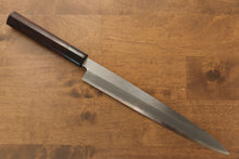  Jikko Silver Steel No.3 Yanagiba 240mm with Shitan Handle - Seisuke Knife