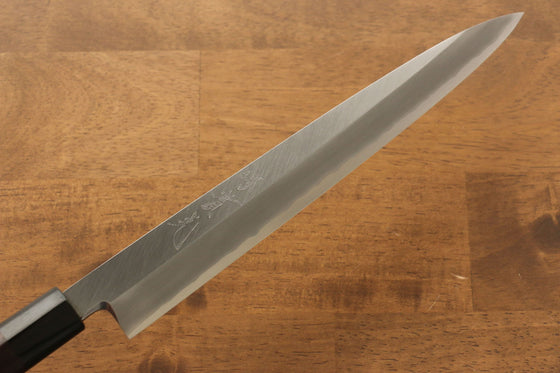 Jikko Silver Steel No.3 Yanagiba 240mm with Shitan Handle - Seisuke Knife