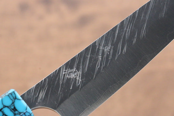 Yu Kurosaki Fujin SPG2 Hammered Damascus Petty-Utility 120mm Wenge Handle - Seisuke Knife