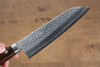 Kunihira Kokuryu VG10 Hammered Santoku 170mm Mahogany Handle - Seisuke Knife