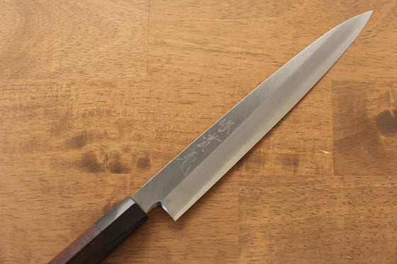 Jikko Silver Steel No.3 Yanagiba 210mm with Shitan Handle - Seisuke Knife