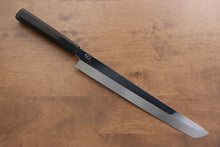  Jikko Fujisan Honyaki White Steel No.3 Mirrored Finish Sakimaru Yanagiba 270mm with Ebony Wood Handle - Seisuke Knife