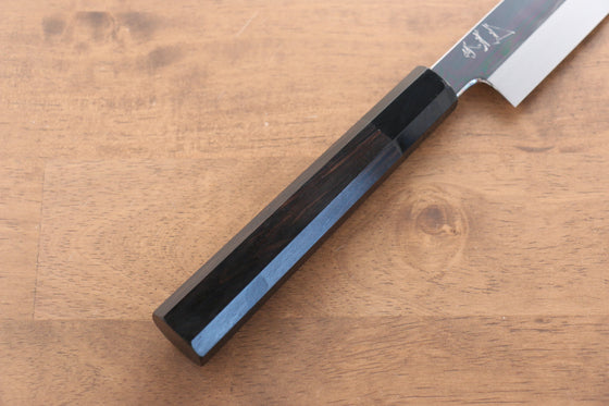 Jikko Fujisan Honyaki White Steel No.3 Mirrored Finish Sakimaru Yanagiba 300mm Ebony Wood Handle - Seisuke Knife
