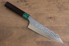 Yu Kurosaki Senko Ei R2/SG2 Hammered Bunka 165mm Shitan (ferrule: Green Pakka wood) Handle - Seisuke Knife