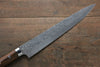 Takeshi Saji R2/SG2 Black Damascus Sujihiki  270mm Ironwood Handle - Seisuke Knife
