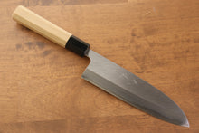  Jikko White Steel No.2 Santoku Japanese Knife 180mm Magnolia Handle - Seisuke Knife