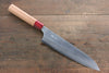 Makoto Kurosaki Ryusei Blue Super Nashiji Gyuto Japanese Knife 210mm with American Cherry Handle - Seisuke Knife