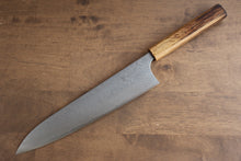  Anryu VG10 Migaki Finished Damascus Gyuto  240mm with Oak Handle - Seisuke Knife