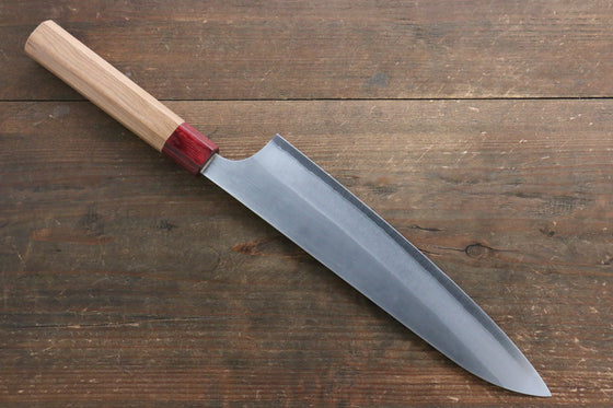 Makoto Kurosaki Ryusei Blue Super Nashiji Gyuto Japanese Knife 240mm with American Cherry Handle - Seisuke Knife