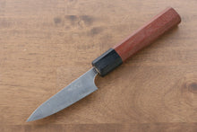  Shibata Takayuki Kotetsu Blue Super Petty-Utility Japanese Knife 80mm with Jura Handle - Seisuke Knife