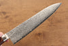 Seisuke Mokusei ZA-18 Mirrored Finish Damascus Gyuto 210mm Brown Pakka wood Handle - Seisuke Knife