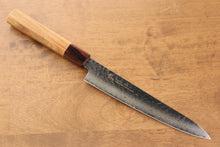  Sakai Takayuki VG10 33 Layer Damascus Petty-Utility  180mm with Keyaki Elm Handle - Seisuke Knife