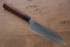 Seki Kanetsugu VG10 Hammered Santoku 170mm with Heptagonal Pakkawood Handle - Seisuke Knife