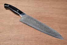  Takeshi Saji SG2 Diamond Finish Damascus Gyuto Japanese Chef Knife 210mm with Micarta Handle - Seisuke Knife