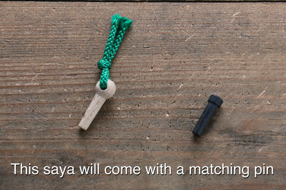 Magnolia Saya Sheath for Yanagiba Sashimi Knife with Plywood Pin - 270mm - Seisuke Knife