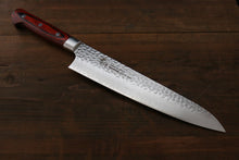  Sakai Takayuki VG10 33 Layer Damascus Gyuto 240mm Mahogany Pakka wood Handle - Seisuke Knife