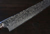 Takeshi Saji R2/SG2 Black Damascus Gyuto Japanese Knife 240mm Ironwood Handle - Seisuke Knife
