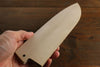 Magnolia Saya Sheath for Santoku Knife with Plywood Pin 165mm (Nashiji) - Seisuke Knife