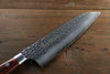 Sakai Takayuki VG10 33 Layer Damascus Santoku Japanese Knife 180mm Mahogany Pakka wood Handle - Seisuke Knife