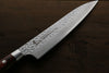 Sakai Takayuki VG10 33 Layer Damascus Gyuto 180mm Mahogany Pakka wood Handle - Seisuke Knife