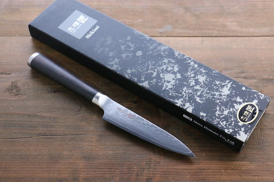 Miyako 33 Layer Damascus AUS-8a Japanese Petty Utility Japanese Chef Knife 110mm - Seisuke Knife