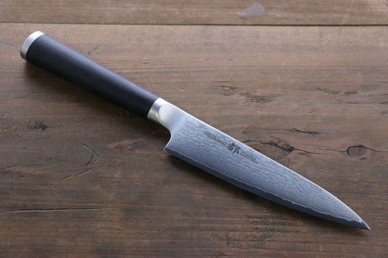 Miyako 33 Layer Damascus AUS-8a Petty Utility Japanese Chef Knife 130mm - Seisuke Knife