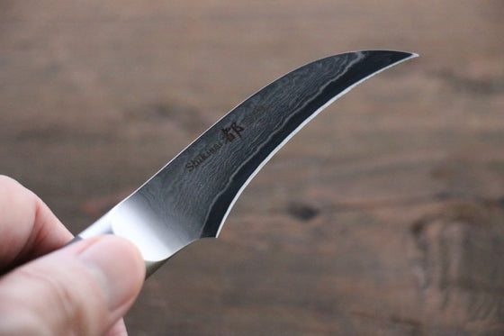 Miyako AUS8 33 Layer Damascus Peeling Japanese Knife 65mm - Seisuke Knife