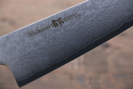 Miyako AUS8 33 Layer Damascus Gyuto Japanese Knife 180mm - Seisuke Knife