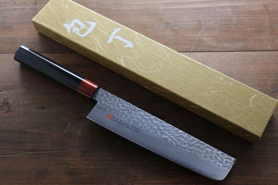 Iseya VG10 Damascus Usuba Japanese Knife 180mm - Seisuke Knife
