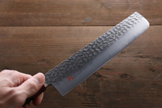 Iseya VG10 Damascus Usuba Japanese Knife 180mm - Seisuke Knife