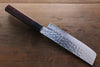 Sakai Takayuki 45 Layer Damascus Japanese Chef's Nakiri Knife 160mm with Shitan Handle - Seisuke Knife