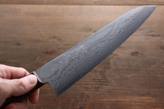 Shigeki Tanaka VG10 17 Layer Damascus Hand Forged Japanese Gyuto Knife 210mm - Seisuke Knife