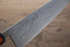 Shigeki Tanaka Blue Steel No.2 17 Layer Damascus Japanese Gyuto Knife 180mm with Magnolia Handle & Water Buffalo Ferrule - Seisuke Knife