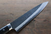 Takeshi Saji Nomura Style Blue Super Kurouchi Damascus Chef's Gyuto Knife 180mm with Micarta Handle - Seisuke Knife