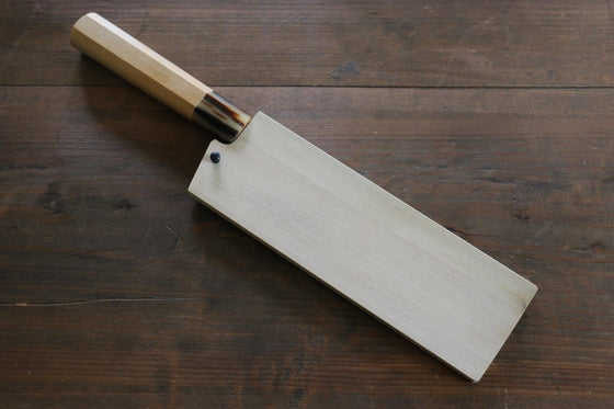 Magnolia Saya Sheath for Nakiri Knife with Plywood Pin 180mm (Sho) - Seisuke Knife