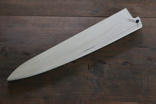  Magnolia Saya Sheath for Sujihiki Knife with Plywood Pin 240mm - Seisuke Knife