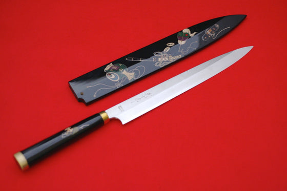 Takeshi Saji VG10 Japanese Yanagiba Chef Knife with Maki-e Art Hummer 270mm - Seisuke Knife