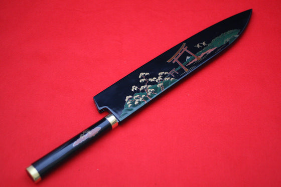 Takeshi Saji R2 Japanese Gyuto Chef Knife 270mm with Maki-e Art Torii - Seisuke Knife